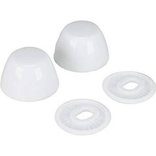 Danco 80821 Snap p? runde toiletbolth?tter i hvid pakke med 2