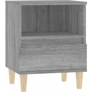 Sengebord 40X35X50 Cm - 1 / Grå sonoma-eg