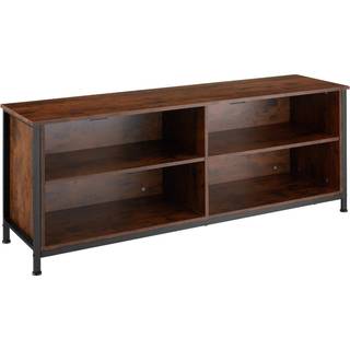 Skænk Navan 147x41x60,5cm - Industrielt mørkt træ, rustikt
