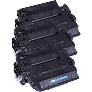 Kompatibel toner HP 55X - CE255X, 3 stk. rabatpakke 37500 sider