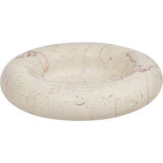 OYOY Savi marmor lysestage large Ø13,8 cm Offwhite