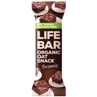 LifeBar Havrebar Brownie Økologisk - 40 gram