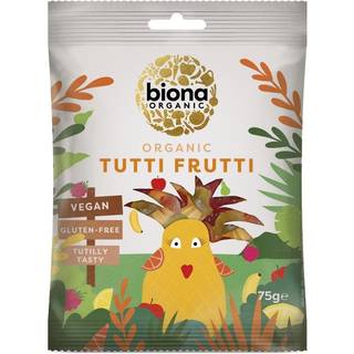 Vingummi Tutti Frutti Økologisk - 75 gram - Biona Organic