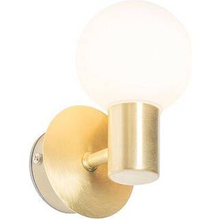 Moderne væglampe guld IP44 - Cederic Up