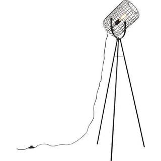 Industriel gulvlampe stativ stål sort - Bliss Vefa