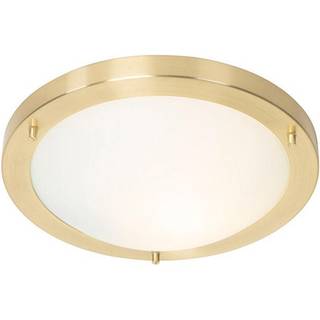 Moderne loftslampe guld 31 cm IP44 - Yuma