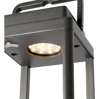 Udendørs bordlampe mørkegrå inkl. LED genopladelig - Yara