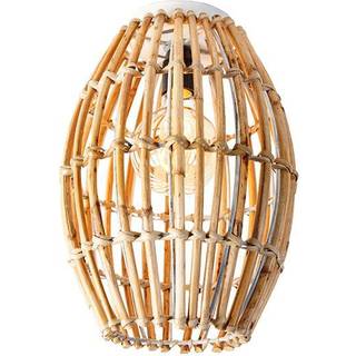 Rustik loftslampe bambus og hvid - Canna Capsule
