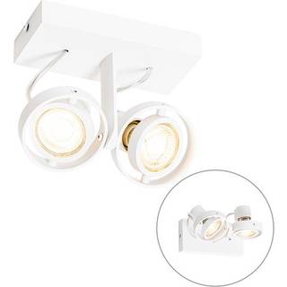 Moderne spotlight hvid 2-lys - Master 50