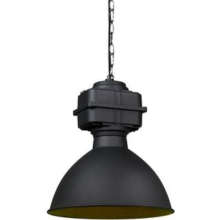 Smart industriel pendellampe sort inkl. A60 WiFi 38,5 cm - Sicko