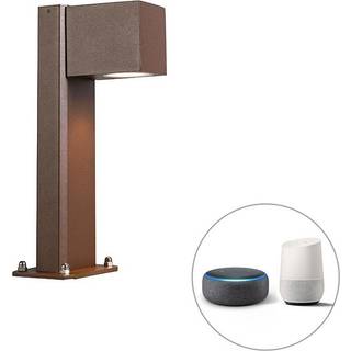 Smart udendørs stående lampe rustbrun 30 cm IP44 inkl. Wifi GU10 - Baleno