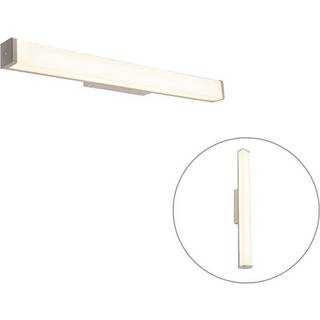 Moderne badeværelsesvæglampe stål 62 cm IP44 - Cascada
