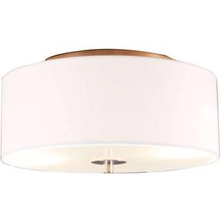 Rustik loftslampe hvid 30 cm - Drum