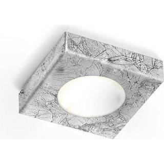 Kolarz loftlampe Click Q, vintage sølvfarvet Længde 12 cm