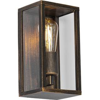 Vintage væglampe antik guld 26 cm IP44 - Charlois
