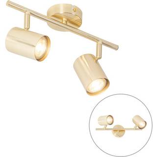 Moderne loftslampe messing 2 -lys justerbar - Jeana