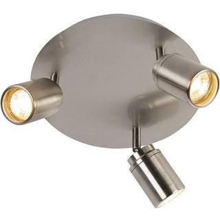 Moderne badeværelsesspotlight stål 3-lys IP44 - Ducha