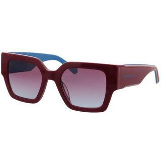 Calvin Klein Kvinde CKJ22638S 679 Solbriller Acetat Rød Firkantet Normal Fotokromatisk