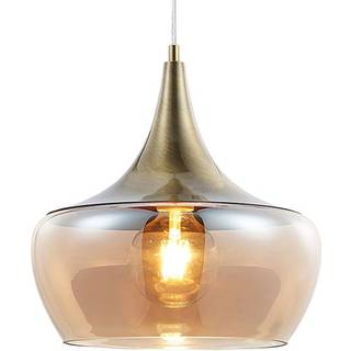 Arola glaspendel, antik messing