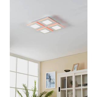 EGLO connect LED-loftlampe Padrogiano-Z 4 lyskilder, 45 x 45 cm