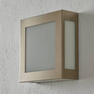 Aqua Legendo udendørs LED-væglampe, sensor, stål