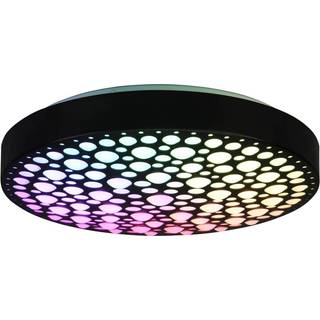 Chizu LED-loftlampe Ø 40,5cm kan dæmpes RGB sort