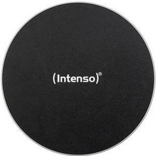 Intenso® Trådløs Oplader QI 15W Sort, Aluminium inkl. USB-C Kabel og 20W Hurtigoplader (PD 3.0/QC 4.0)