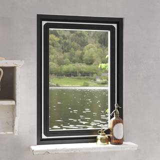 magnetisk insektnet til vinduer 80x120 cm hvid