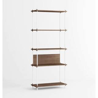 Moebe Shelving System s.200.1.A - Smoked-Oak/White