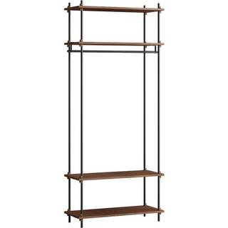 Moebe Reolsystem s.200.1.F Open Wardrobe - Smoked-Oak/Black