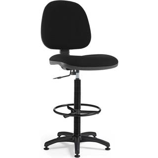 Regal industristol tekstil 600-845mm med fodring og glidesko