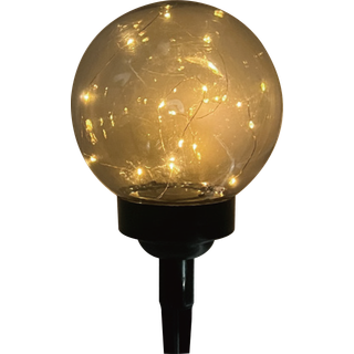 Scandinavian Collection Mia Solar kuglelampe med lyskæde, Ø15cm