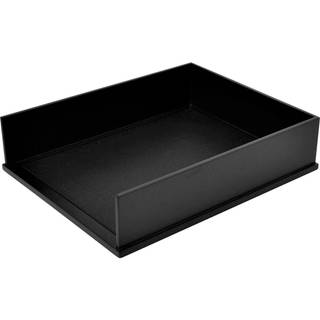 Victor 1142-5 Midnight Black Collection Front Load Letter Bakke Matte sort maling med faux l?derbakke pude til et professionelt look