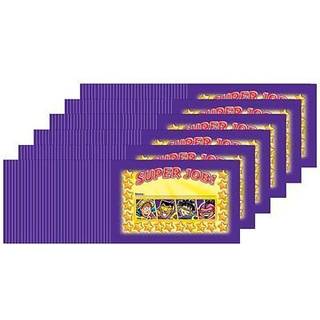 North Star Teacher Resource NST2410-6 North Star Teacher Resources Punch Cards 4-tommer x 2,5-tommer superhelte incitament