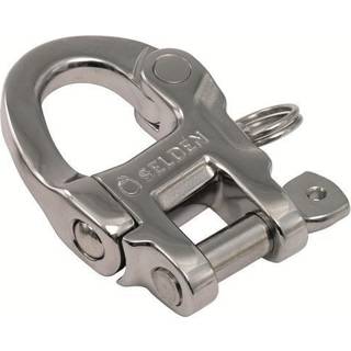 Skødehage Seldén Snap Shackle Adapter 60, 14 mm / 9 mm, 54 mm, rustfrit stål, fast øje