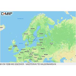 Elektronisk søkort C-MAP Discover - Söderhamn - Västervik