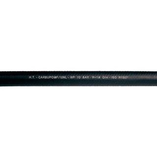 Olieslange / brændstofslange / sugeslange Hoses Technology CARBUPOMP/10NL, ISO R1307, gummi med forstærkning, 10 mm (25/64"), 50 meter, sort