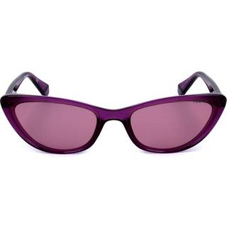 Polaroid PLD 6142/S Polarized B3V/0F 57 Solbriller Kvinder Purple - Transparent Purple - 57mm