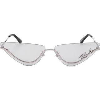 Karl Lagerfeld Kvinde KL324S 34 Solbriller Metal Grå Grå Cat Eye