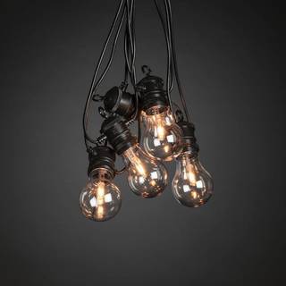 Outlet: Dæmpbar Party Lyskæde 4W med 10 Klare LED pærer (Udbyg-kit)