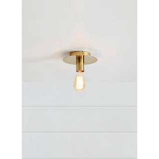 Piatto loftlampe med E27-fatning, messing