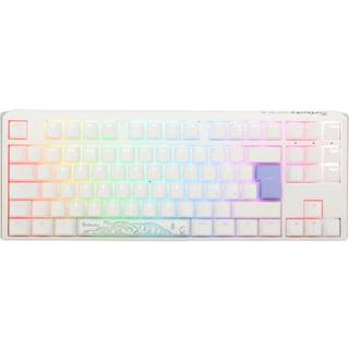 Ducky ONE 3 TKL Pure White RGB Hotswap Tastatur [MX Silent Red]