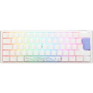 Ducky One 3 - Classic Pure White Nordic - Mini 60% - Cherry Silent Red -> Forventet levering: 1-2 hverdage
