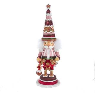 Kurt S. Adler 17,5-tommer Hollywood Gingerbread Tree Hat Nutcracker Multi
