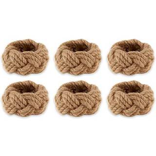 Nauti knude serviets ring sæt/6