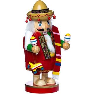 Kurt S. Adler Kurt Adler 10,25-tommer mexicansk bordpiece-Chubby Collection Nutcracker