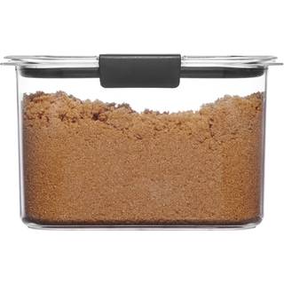 Rumbermaid Container BPA-fri plastik Brilliance Pantry Airtight Food Storage Open Stock Brown Sugar (7,8 kop)