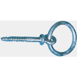 Bådring / brobeslag, Ø8 mm x 60 mm, galvaniseret stål, maskinskrue