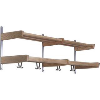 Oscarssons Möbel, Meja Hattehylde 115 cm 2 hylder Hvidolieret eg