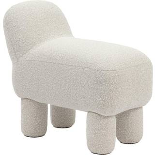 Design House Stockholm Lulu Puf - Sækkestole & Puffer Bouclé Cream - 2830-0900